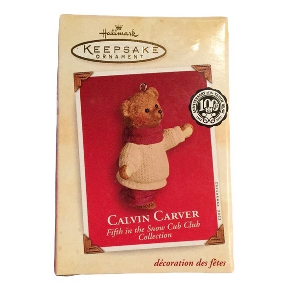 NIB HALLMARK 2002 Calvin Carver 5th in series Snow Cub Club - Picture 1 of 5